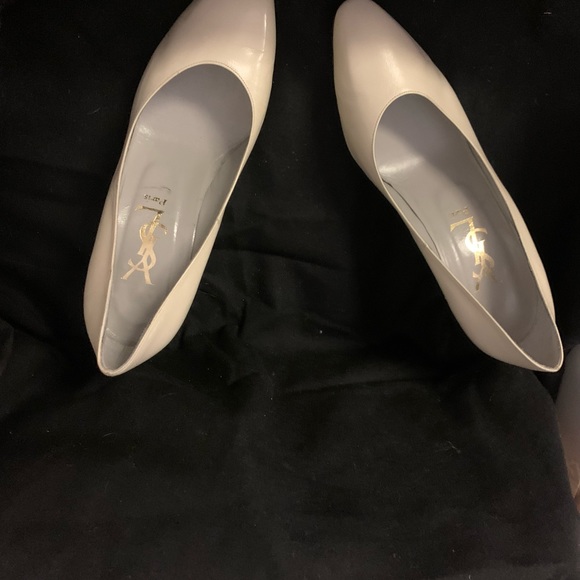 Yves Saint Laurent Beige Leather Pumps Size EU 36/ US 6 - Picture 7 of 15